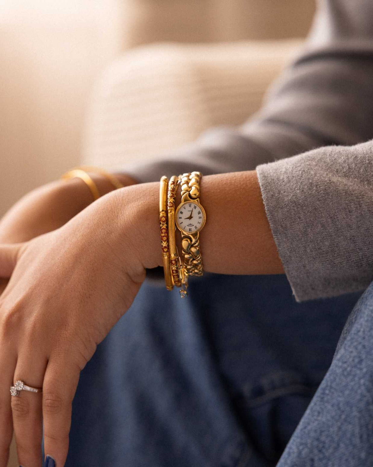 Rotary Gold Baignoire-Style Watch