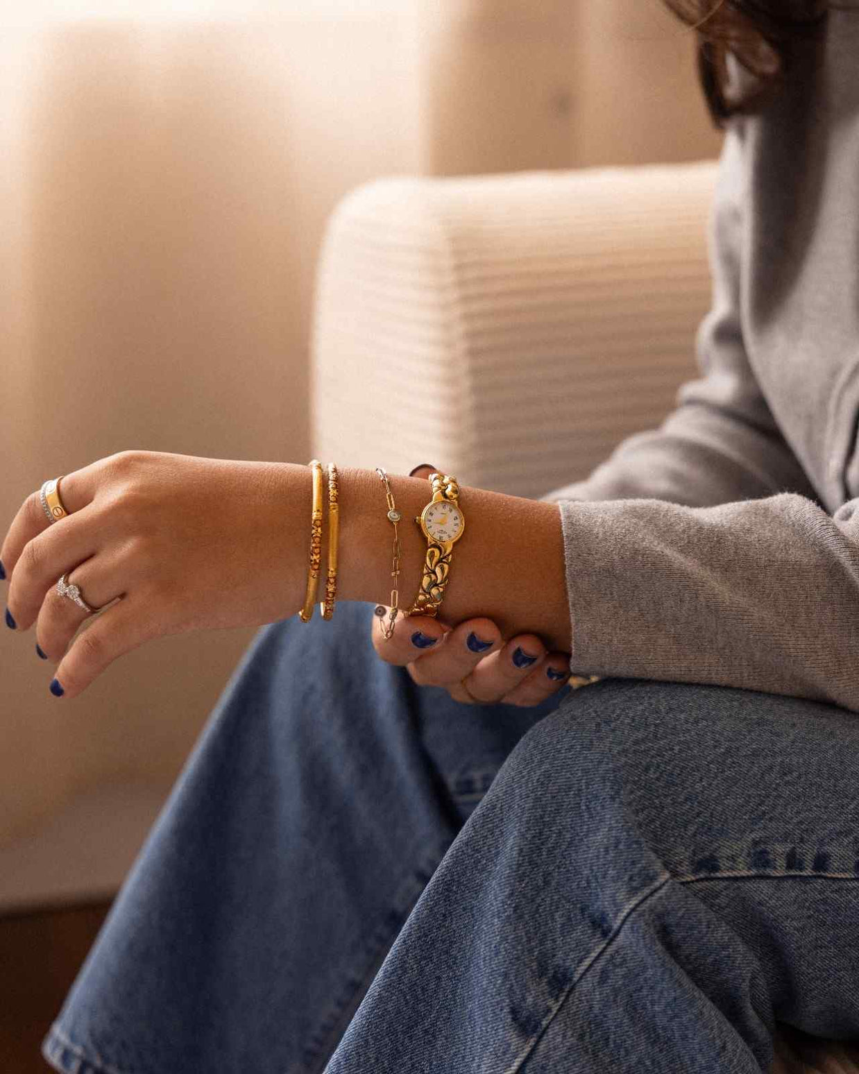 Rotary Gold Baignoire-Style Watch