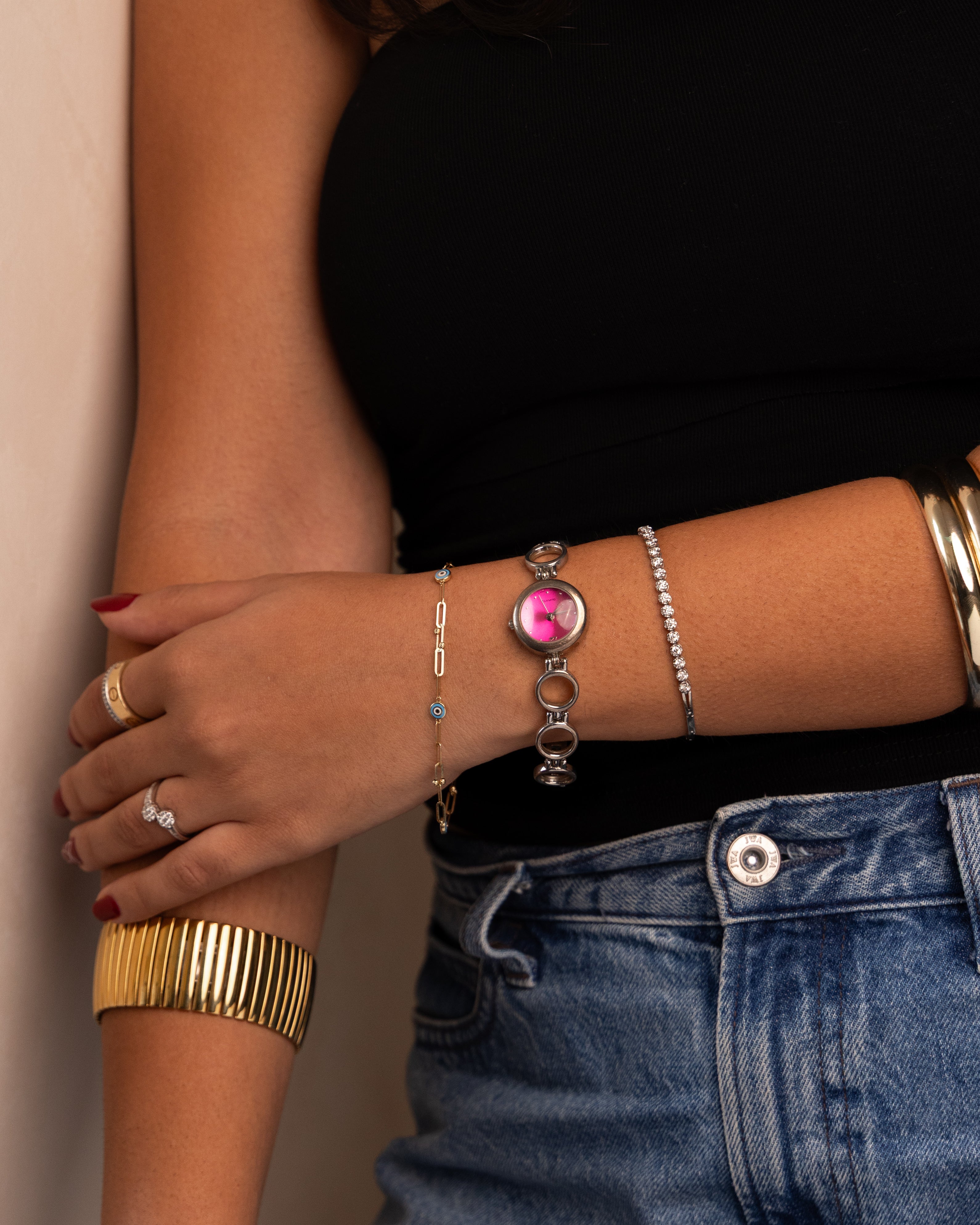 The Lola Pop — Hot Pink Bracelet Watch