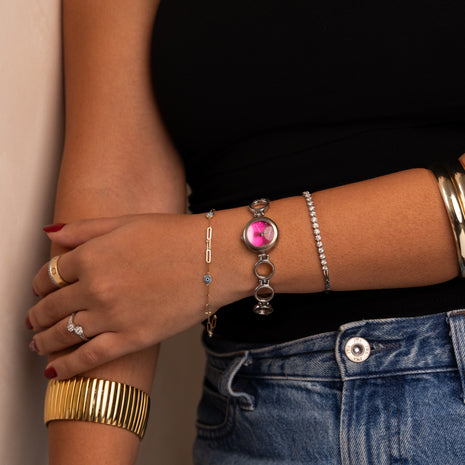 The Lola Pop — Hot Pink Bracelet Watch