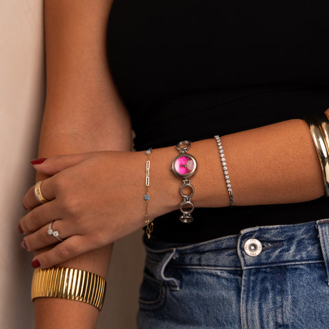 The Lola Pop — Hot Pink Bracelet Watch