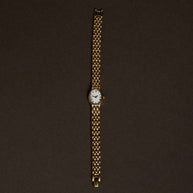 Classic Gold Petite Oval Roman Numeral Watch