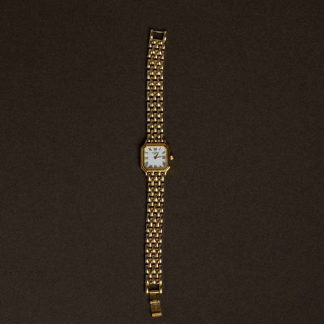 Rotary Gold Octagonal Roman Numeral Watch