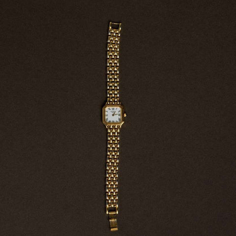 Rotary Gold Octagonal Roman Numeral Watch