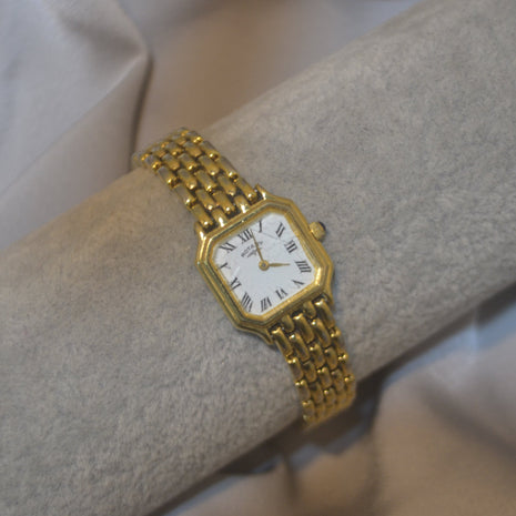 Rotary Gold Octagonal Roman Numeral Watch