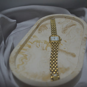 Rotary Gold Octagonal Roman Numeral Watch