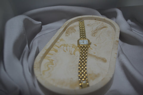 Rotary Gold Octagonal Roman Numeral Watch