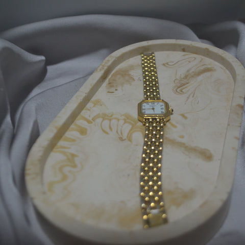 Rotary Gold Octagonal Roman Numeral Watch