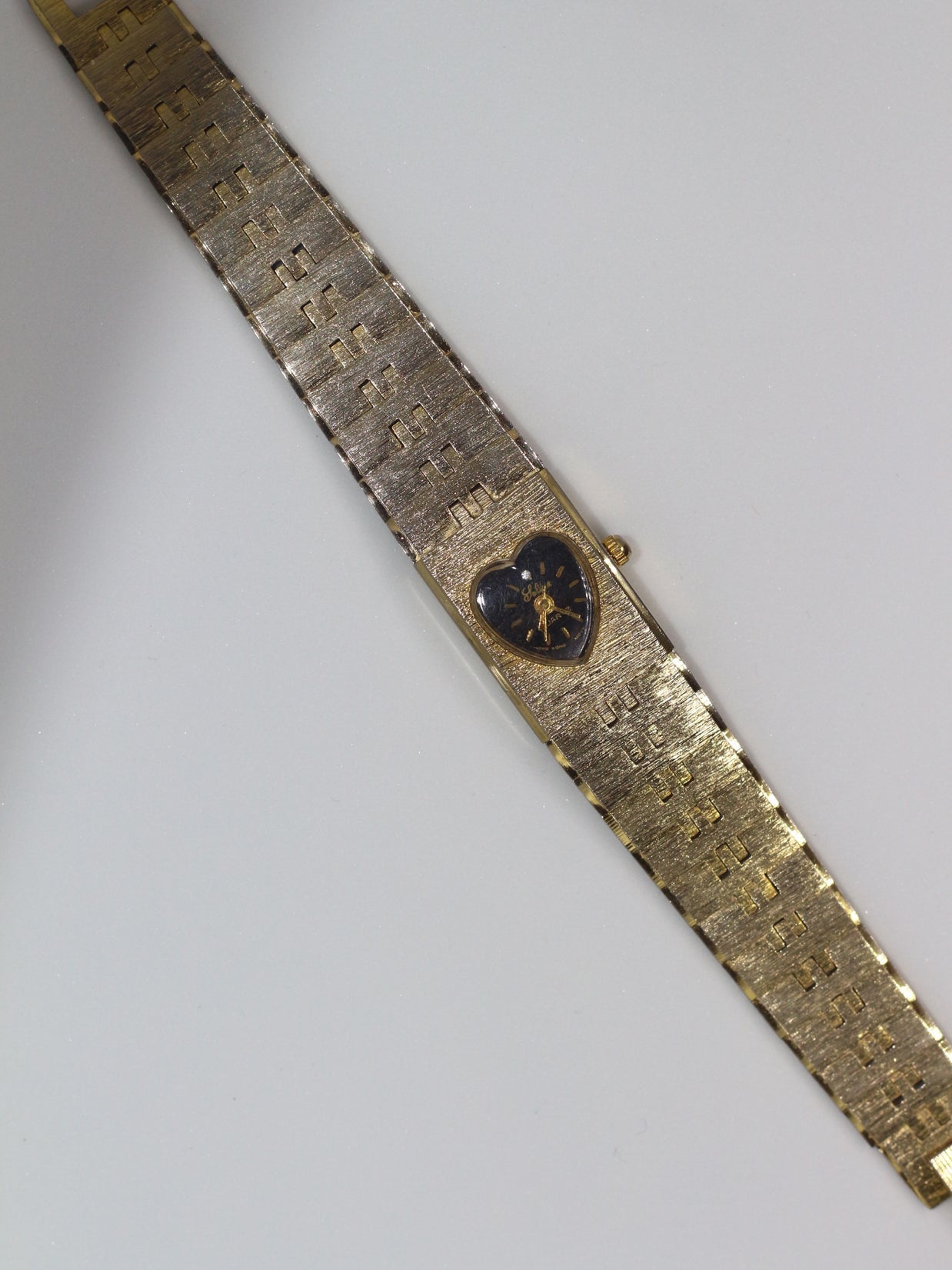 Stunning Gold Heart Bracelet Watch