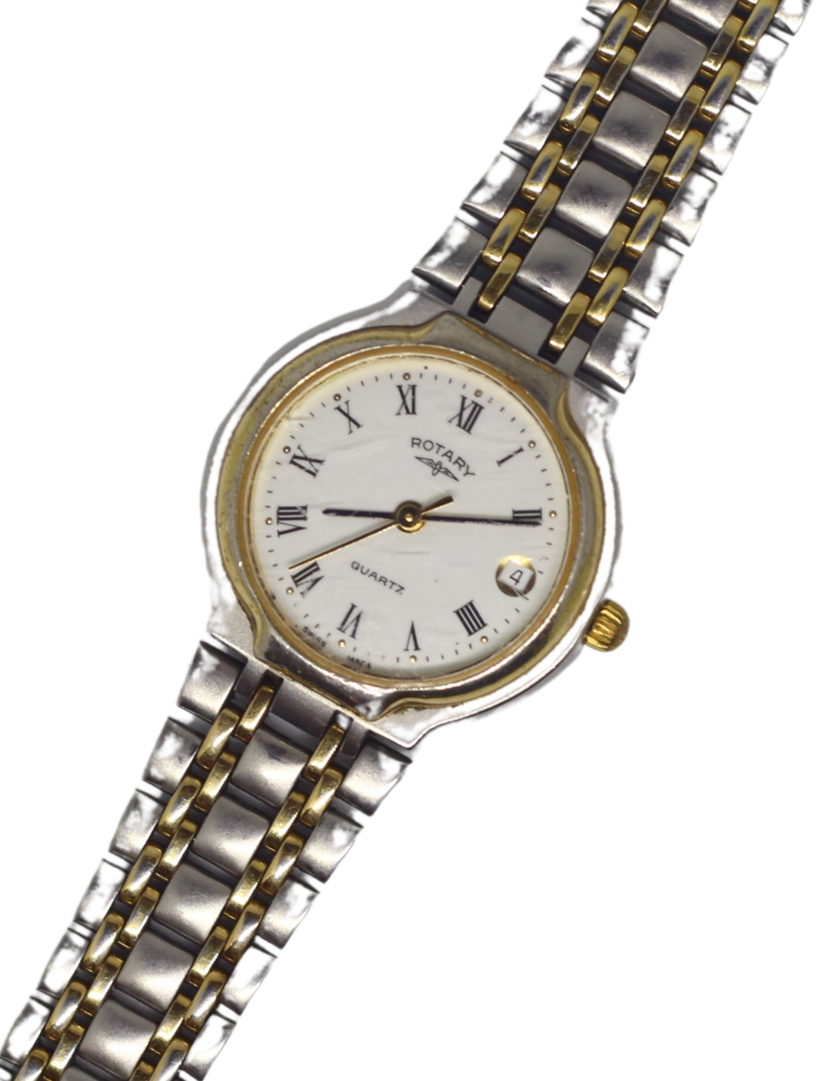 Rotary Gold & Silver Mixed Metals with Round Dial