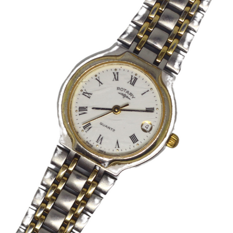 Rotary Gold & Silver Mixed Metals with Round Dial