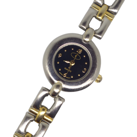 Gold & Silver Two-Tone Link Watch