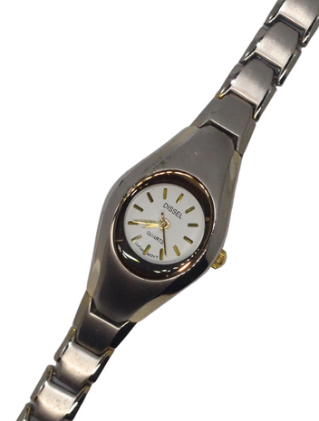 Y2K-style Silver & Gold-Tone Piece