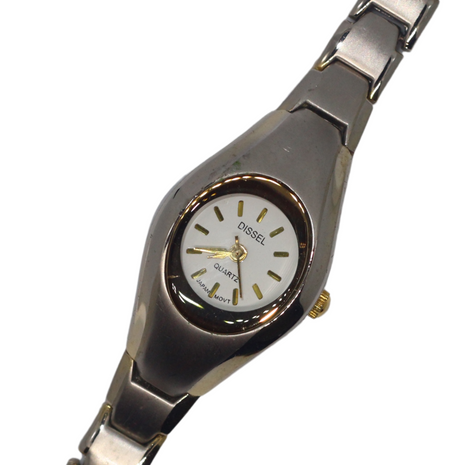 Y2K-style Silver & Gold-Tone Piece